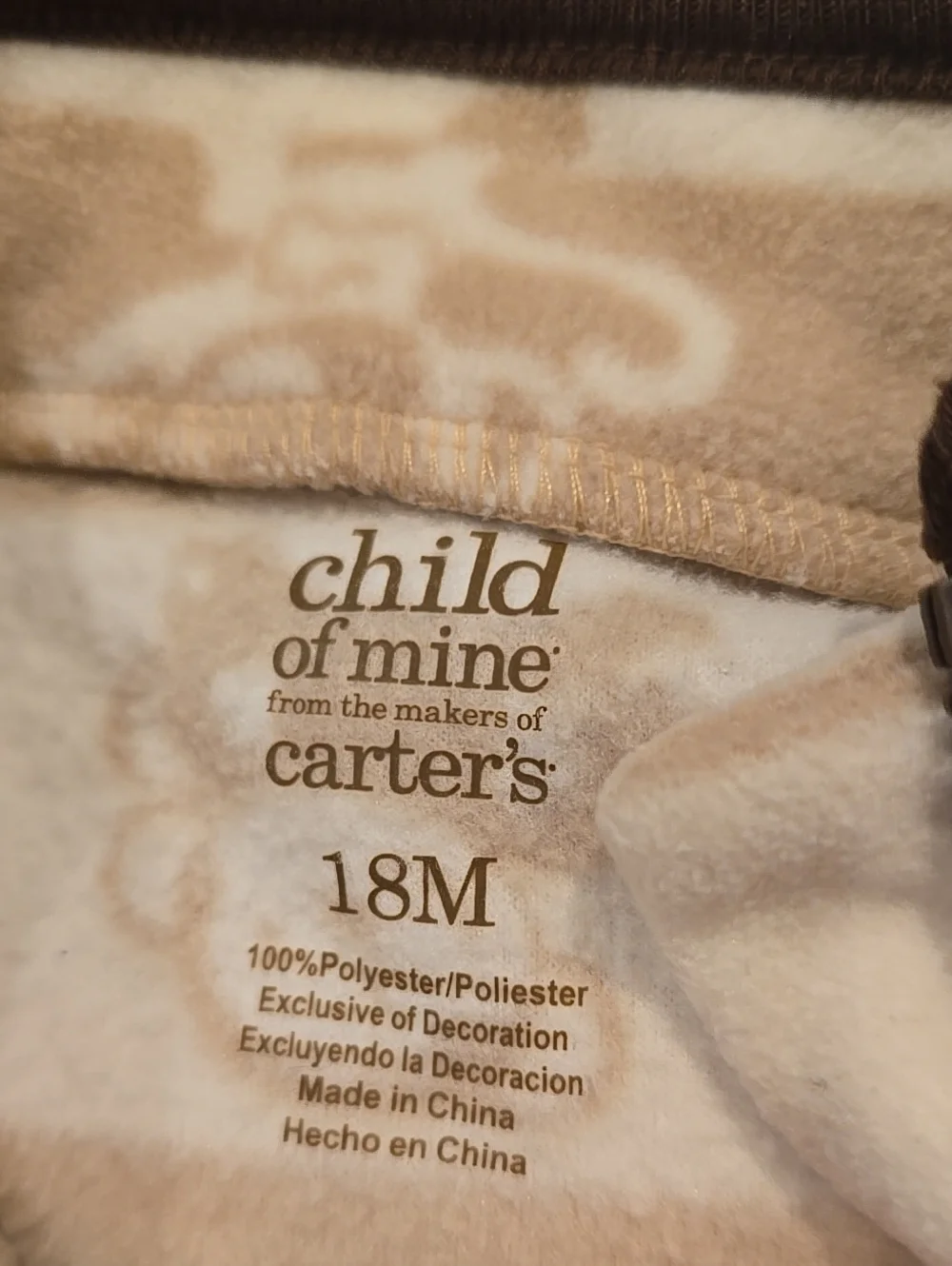 ❤️10/$40 Carters Fleece Romper